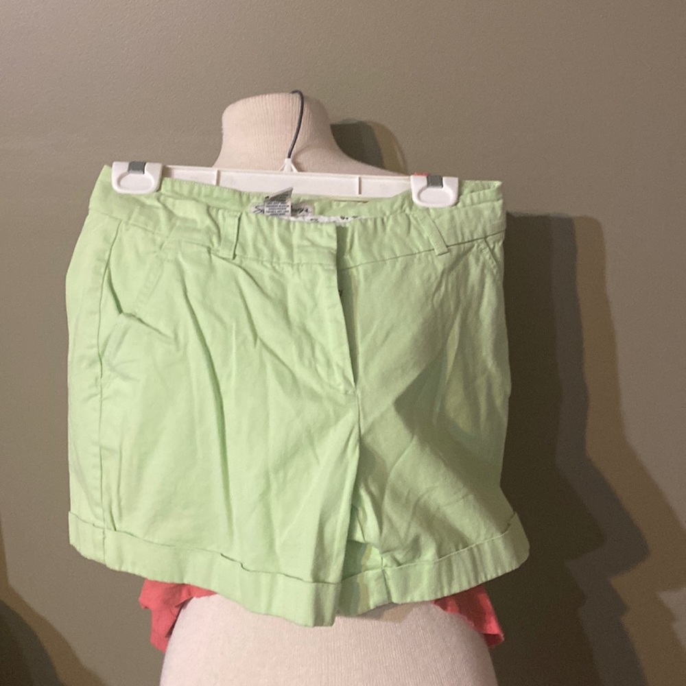 Green shorts
